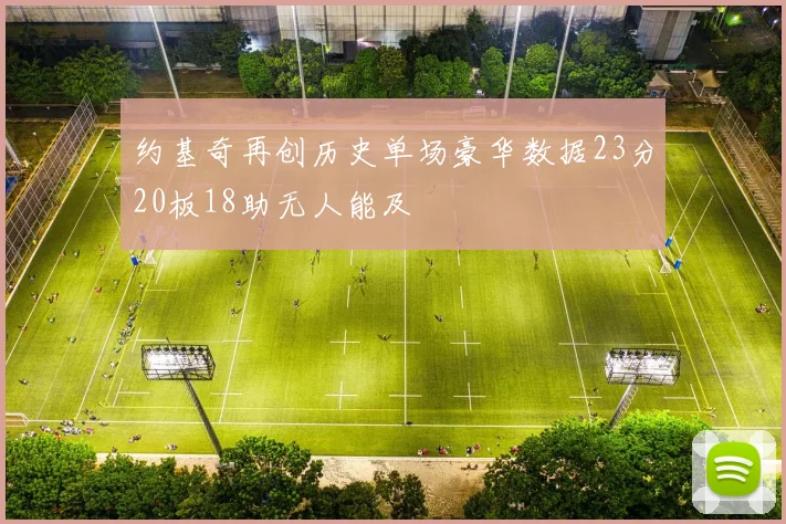 约基奇再创历史单场豪华数据23分20板18助无人能及